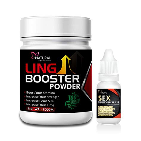 Buy Natural Ling Booster Powder 100 Gm Sex Timing Increase Oil 15 Ml