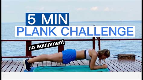 5 Min Plank Challenge No Equipment No Talking Youtube