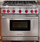Images of Gas Ranges With Red Knobs