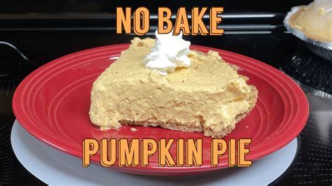 No Bake Pumpkin Pie Youtube