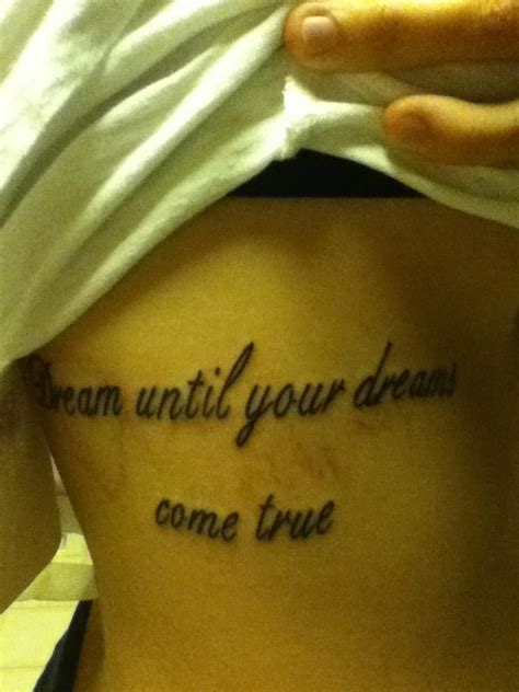 Dream Until Your Dreams Come True