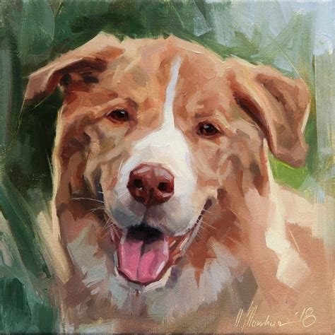 Custom Dog Oil Painting Custom Pet Portraits Animal