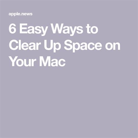 6 Easy Ways To Clear Up Space On Your Mac — Newsweek Apple Notes