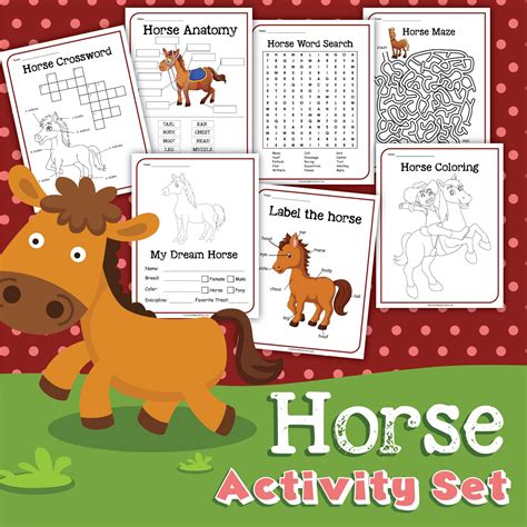 Free Printable Horse Activity Book For Kids The Gingerbread Pony