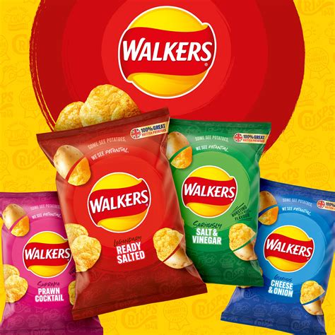 Walkers Classic Variety Crisps Box Ready Salted Cheese And Onion