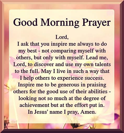 Lords Inspiration Good Morning Prayer Pictures Photos And Images