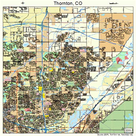 Thornton Colorado Street Map 0877290