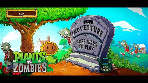 Plants Vs Zombies Old School Game 1 3 Level Youtube