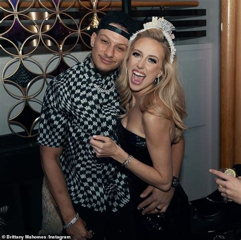 Patrick Mahomes Wife Brittany Sparkle With Life Changing New Years Bash Just Moments After
