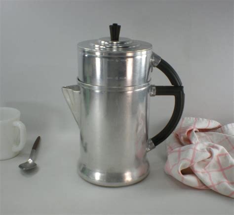 1930s Wear Ever No 956 Drip Coffee Maker Aluminum Stove Top