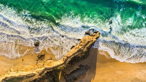 Available in hd, 4k resolutions for desktop & mobile phones. Beach Rocks Drone View 4K 5K Wallpapers | HD Wallpapers ...