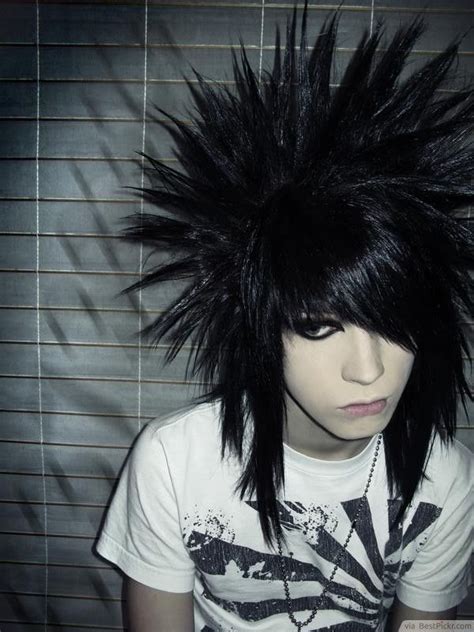 Badass Emo Fan Haircut For Black Hair Short Emo Hairstyles For Guys Emo