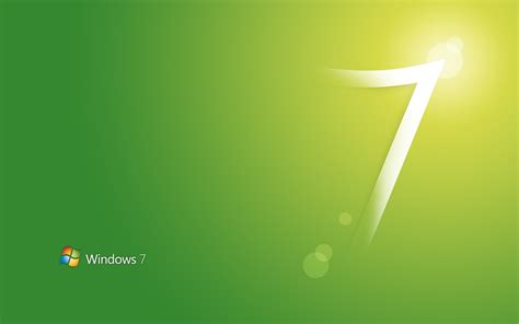 Green Microsoft Windows 7 Wallpaper Hd Wallpaper Wallpaper Flare