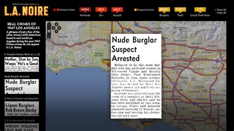 I think true crime has been one of the best single player open world games so far in terms of map sizes (the game play was shit), none of the gta's has come close in terms of sheer size of the map. The L.A. Times Crime Map Updated with More True Crimes ...