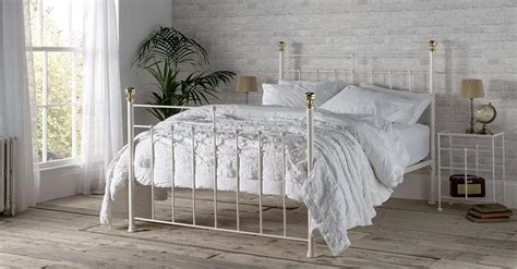 The Charlotte Small Double4ft Iron Bed Wrought Iron And Brass Bed Co