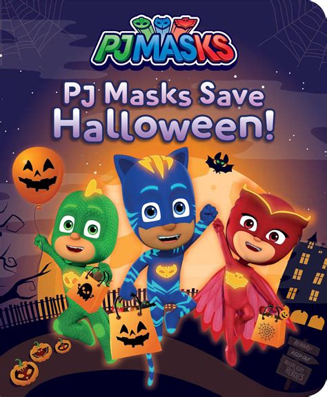 Pj Masks Heroes On Halloween Book And 5 Sound Flashlight Set Book And