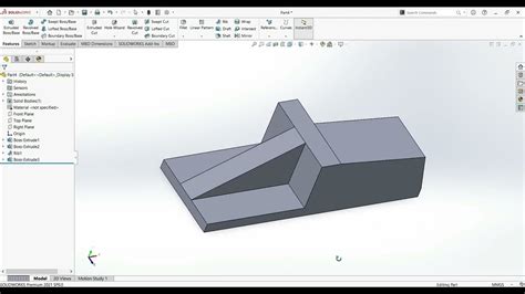 Rib Feature In Solidworks How To Use Rib Command In Solidworks Tutorial
