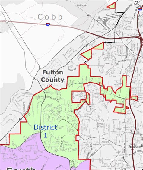 Atlanta City Council District Map Maps Location Catalog