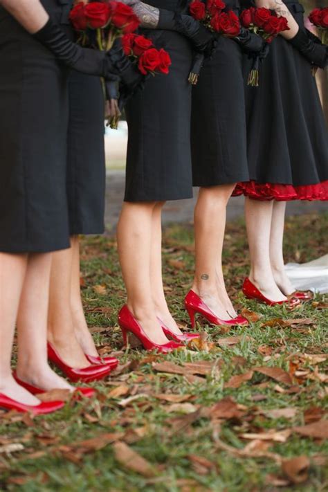 Silk ties, novelty ties, socks Picture Of Red And Black Wedding Ideas