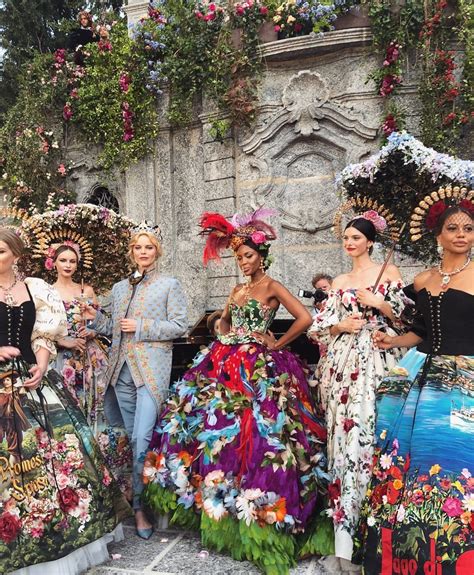 Dolce And Gabbana Alta Moda Fashion Show In Como Haute Couture Cool