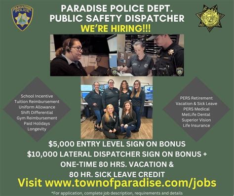 Public Safety Dispatcher Paradise Ca