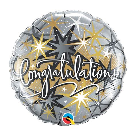 Fitzulas T Shop Burtonburton 18 Congratulations Elegant Balloon