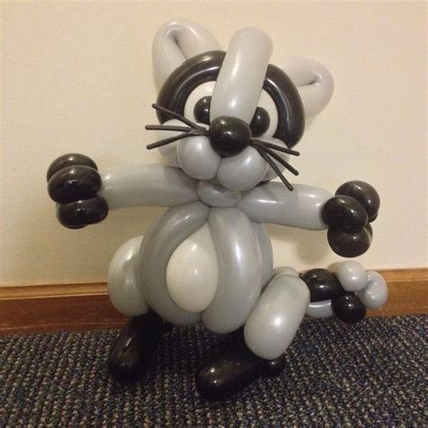 Day 154 Raccoon Balloon Artistry Pinterest Art Balloons And Animals