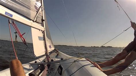 Zeilen Laser Vago Xd Friesland Dinghy Sailing In The Netherlands Youtube