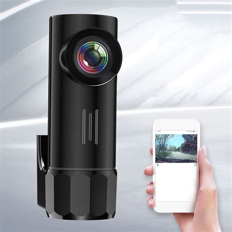 PWPSG 720P HD Dash Cam Mini Single Recording 360 Rotation; WiFi Mobile