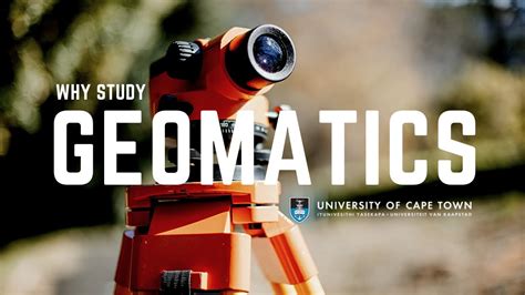 Why Study Geomatics At Uct Youtube