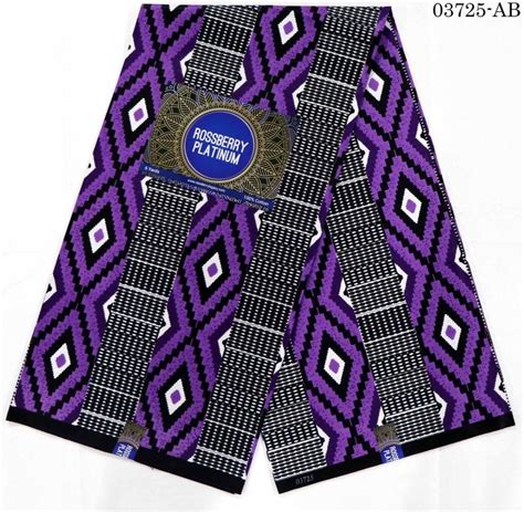 Purple African Print Fabric By Yards Ankara Fabric Etsy