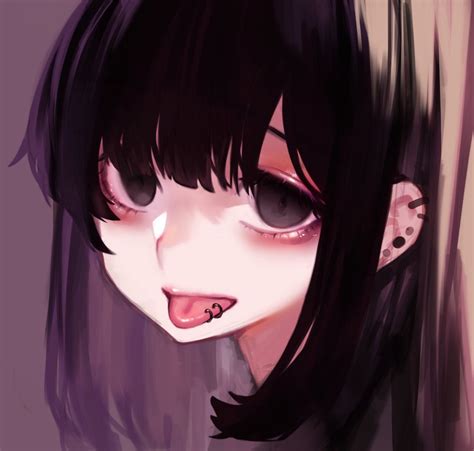 Cute Gothic Anime Dark Anime Girl Aesthetic Icon Unsplassh