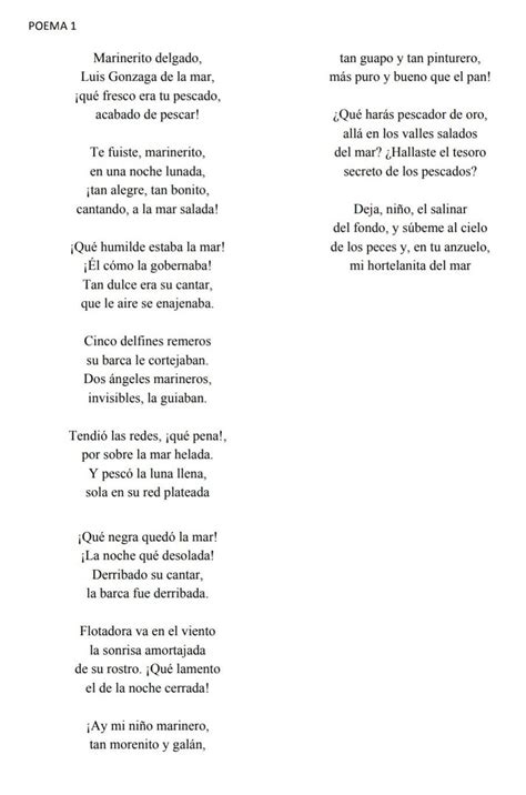Métrica De Este Poema Ver Foto El Poema Es Elegía Del Niño
