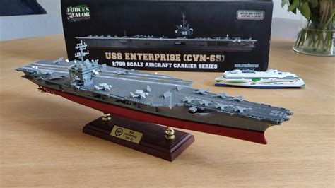 Diecast Aircraft Carrier Uss Enterprise 1700 Forces Of Valor Youtube