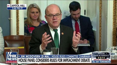 Dem Rep Mcgovern Says Impeachment Intended To Stop Crime In Progress Prevent Rigging Of