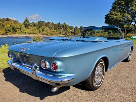 1963 Chevrolet Corvair Monza Spyder 900 6cyl Turbocharged 4 Spd Silver