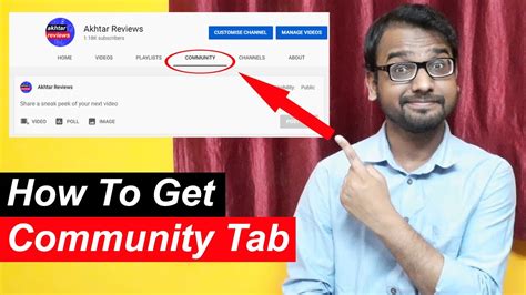How To Enable Community Tab On Youtube How To Get Community Tab On