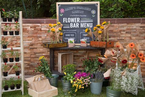 Beloit farmers market has been drawing thousands of locals and visitors to the heart of downtown beloit since 1974! Farmers Market Flower Stand @craftstudioevents | Tea party ...