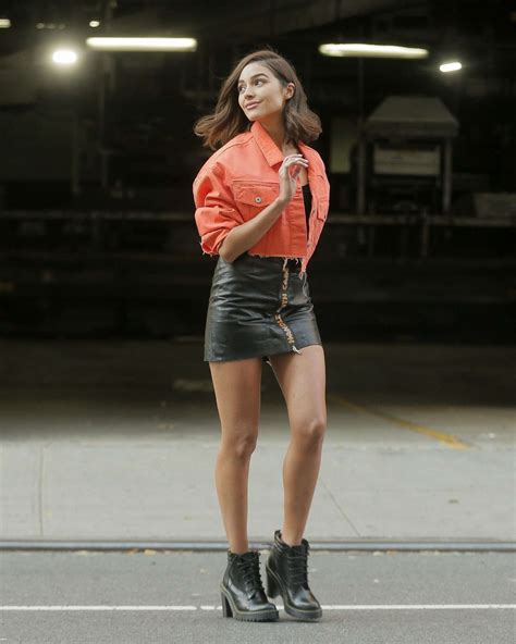 Olivia Culpo In Leather Mini Skirt 01 Gotceleb