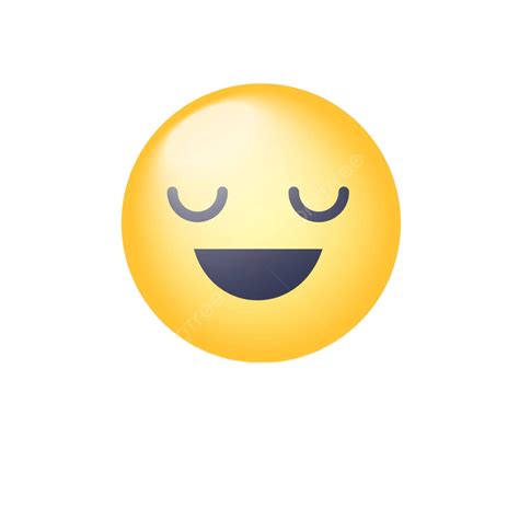 Cheerful Cartoon Emoji Smiley A Happy Emoticon With Joyful Expression