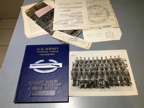 Fort Ord Us Army Training Center Infantry Yearbook 1961 Company Photo