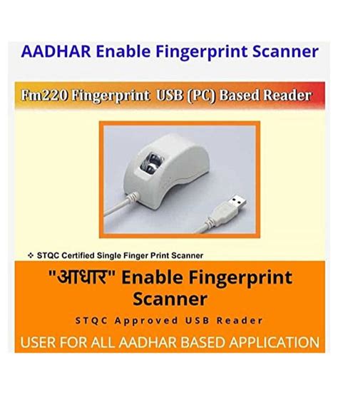 Startrek Startek Fm220 Fingerprint Scanner Device Screen Size 32