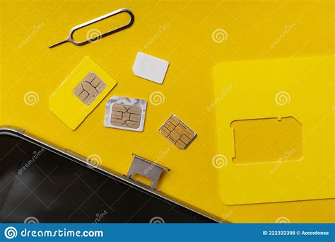 The Three Various Sim Cards Nano Micro Mini And Normal Sim 5g Or