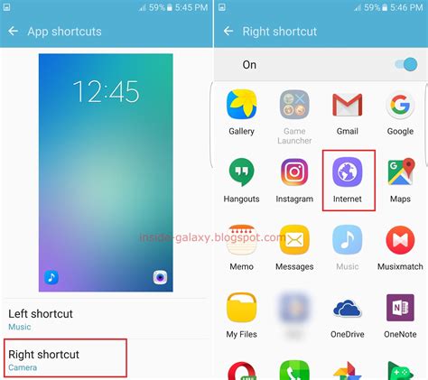 Inside Galaxy Samsung Galaxy S7 Edge How To Change App Shortcuts On