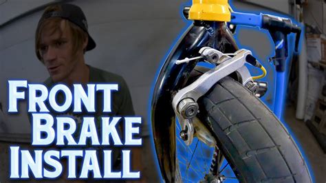 How To Install Bmx Front Brakes Youtube