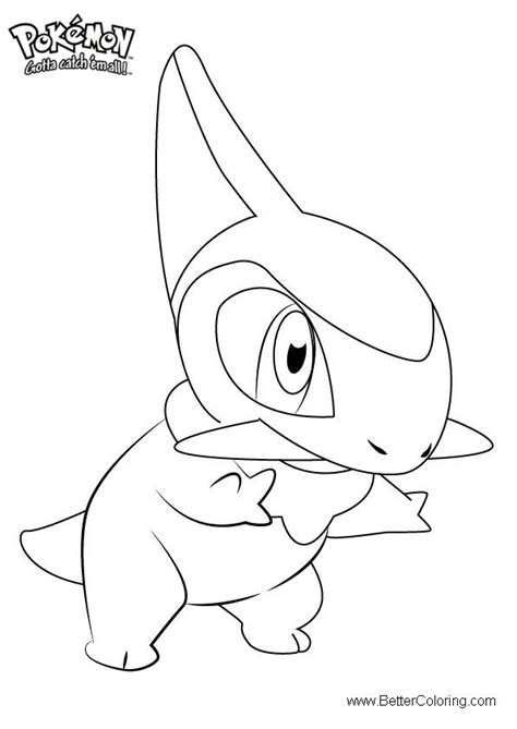 Pokemon Coloring Pages Axew Free Printable Coloring Pages