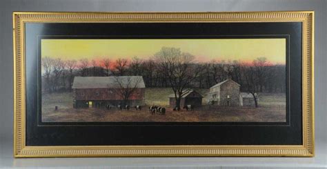 Peter Sculthorpe Lithograph In From The Fields
