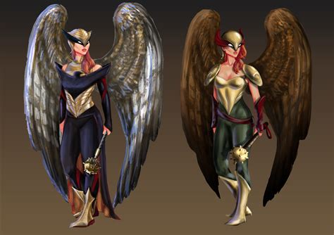 Hawkgirl Redesign By Jadenwithwings On Deviantart