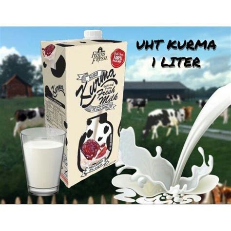 Farm Fresh Uht Kurma Milk 1 Litre Taste U Foodstuff Station