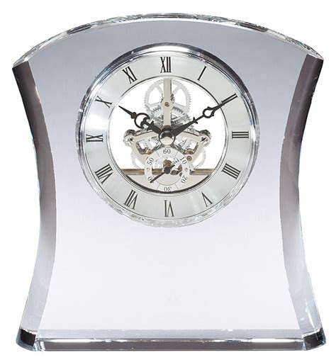 Bell Crystal Clock Cry383 With Free Engraving